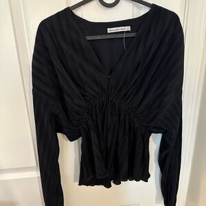 Abercrombie & Fitch Black Blouse Top